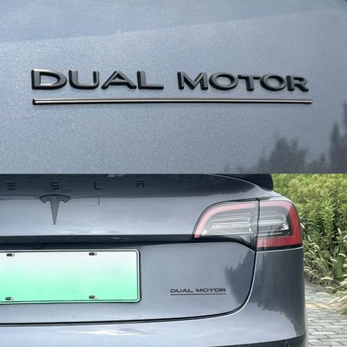 Tesla Model 3 X S Y Dual Motor Emblem Sticker
