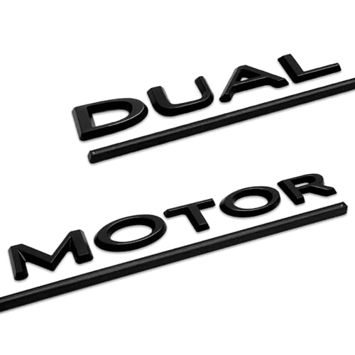 Tesla Model 3 X S Y Dual Motor Emblem Sticker