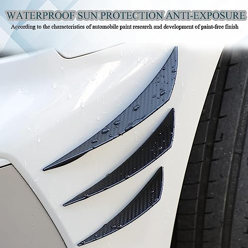 Universal Car Spoiler Canards Kit, Front Bumper Lip