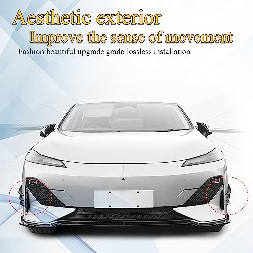 Universal Car Spoiler Canards Kit, Front Bumper Lip