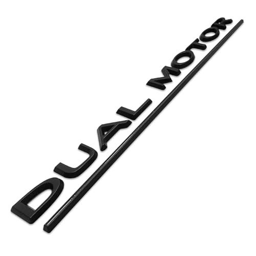 Tesla Model 3 X S Y Dual Motor Emblem Sticker
