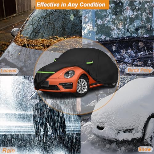 VW New Beetle Car Cover: 6 Layer All-Weather Protection