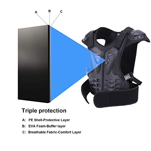 Child's Motorcycle Body Protector for Motocross Racing