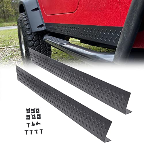 Jeep TJ Wrangler Diamond Plate Side Armor Kit