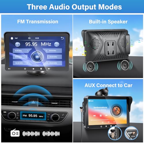 7" HD Touch Screen Apple Carplay Car Stereo