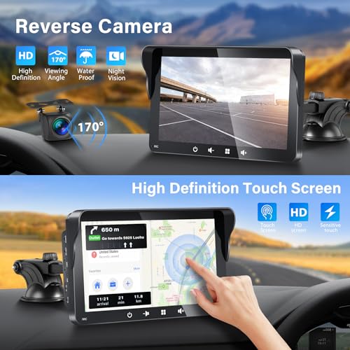7" HD Touch Screen Apple Carplay Car Stereo