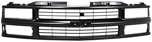 1995-1999 Chevy Tahoe Grille Assembly, Painted Black