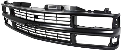 1995-1999 Chevy Tahoe Grille Assembly, Painted Black