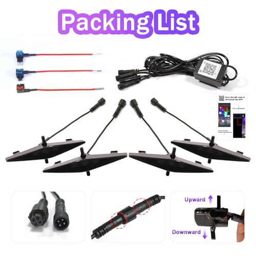 RGB Grill Lights for 4runner 2014-2023 TRD Pro