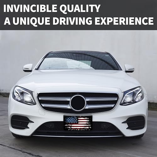 American Flag License Plate Cover for Patriotic Cars