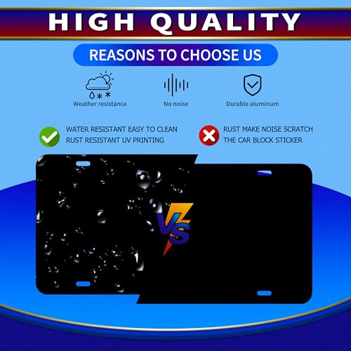 American Flag License Plate Cover for Patriotic Cars