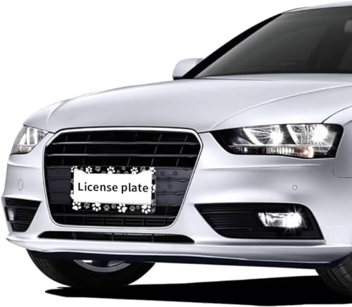 Paw Print License Plate Frame - 2 Pack