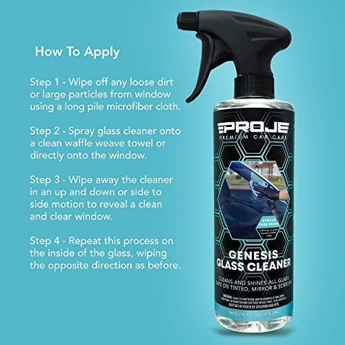PROJE' Premium Car Care Glass Cleaner - Streak-Free