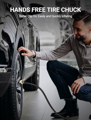 2-Pack Locking Air Chuck for Tire Inflation Pump