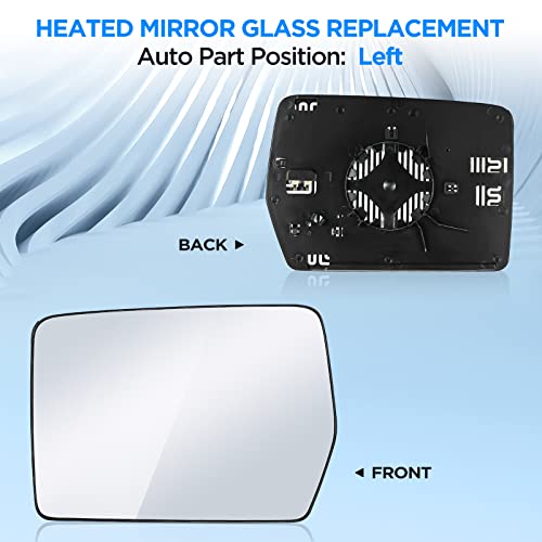 Ford F150 2004-2014 Left Side Heated Mirror Glass