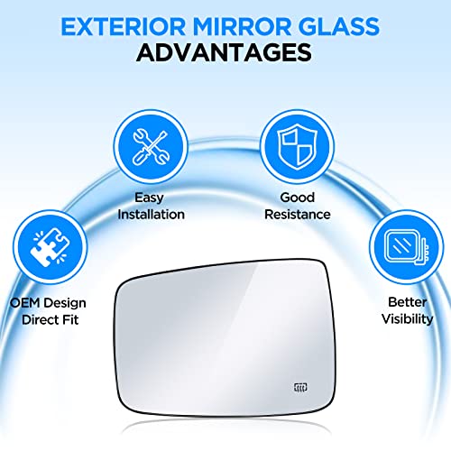 Heated Mirror Glass for Dodge Ram 1500 2500