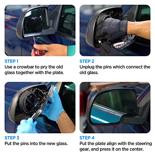 Ford F150 2004-2014 Left Side Heated Mirror Glass