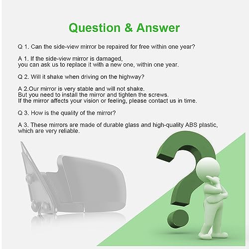 SCITOO Side View Mirrors for Chevy Blazer