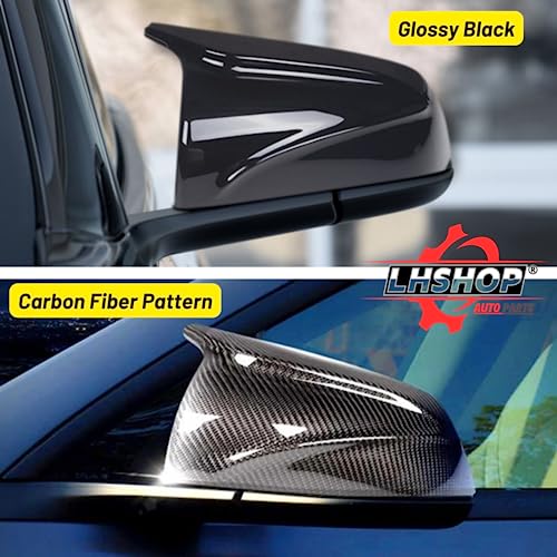 Tesla Model 3 Glossy Black Side Mirror Caps