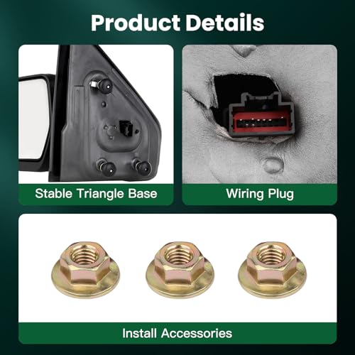 Passenger Side Towing Mirror for 2007-2014 Ford F-150