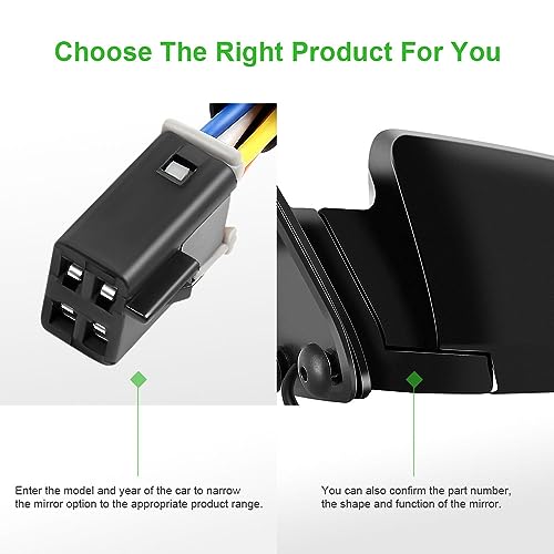 SCITOO Side View Mirrors for Chevy Blazer