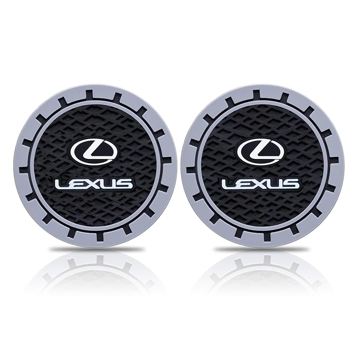 Lexus Car Cup Holder Coasters - Non-Slip Mat