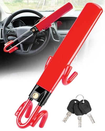 Tevlaphee Steering Wheel Lock - Heavy Duty Security
