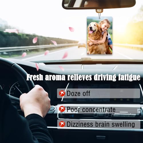 Personalized Double-Sided Photo Car Air Freshener (Rectangle)