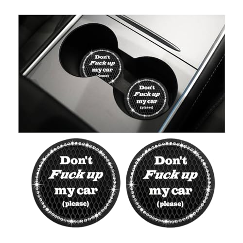 Bling Car Cup Holder Coasters - Crystal Rhinestone