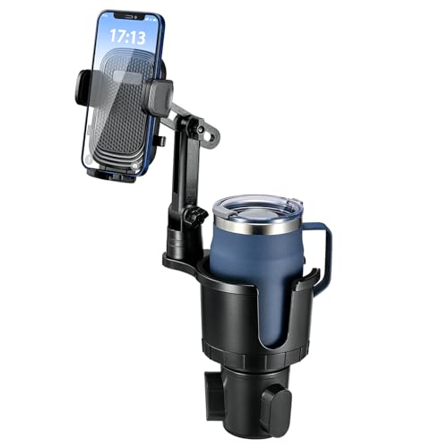 Hill Cup Holder Phone Mount for Car, Upgraded