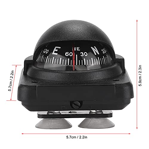 Mini foldable compass ball for cars, boats, RVs
