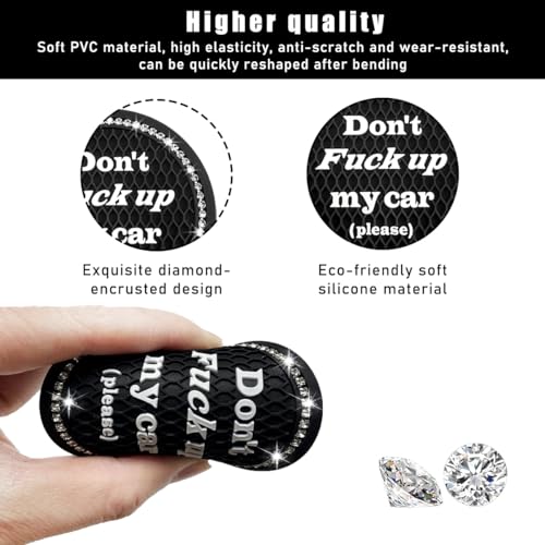 Bling Car Cup Holder Coasters - Crystal Rhinestone