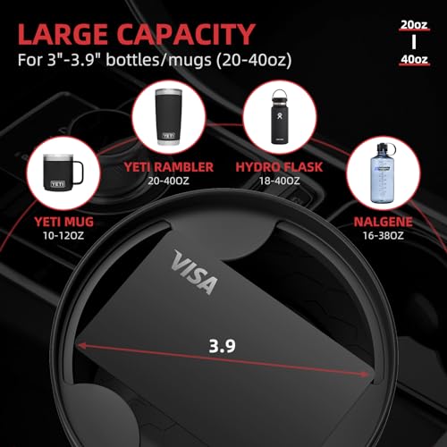 Car Cup Holder Extender for Yeti and Hydroflask