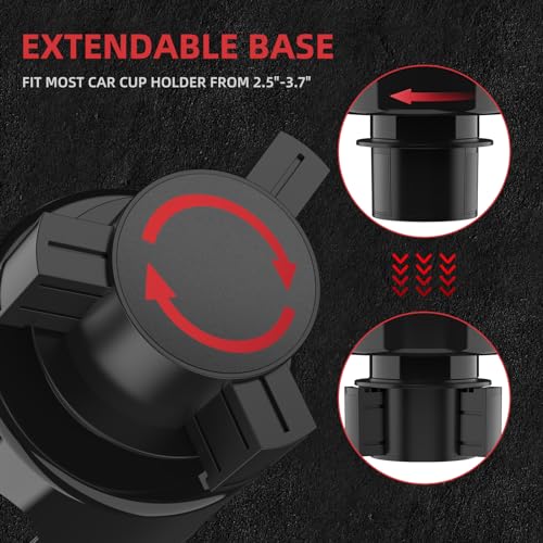 Car Cup Holder Extender for Yeti and Hydroflask