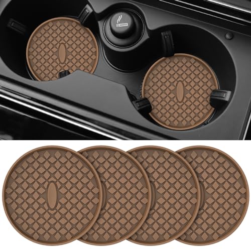 ME.FAN Silicone Car Cup Coasters [4 Pack]