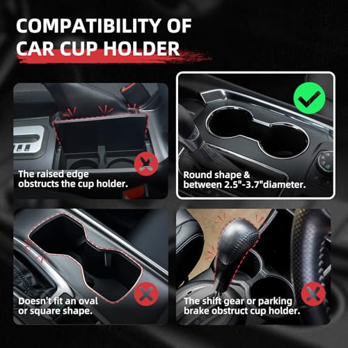 Car Cup Holder Extender for Yeti and Hydroflask