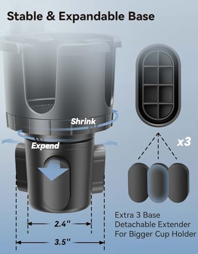 Car Cup Holder Phone Mount for iPhone, Samsung