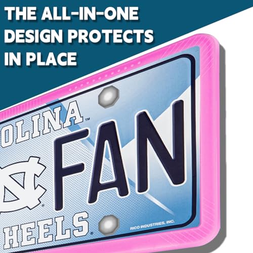 Silicone License Plate Frame Set, Universal US Specification