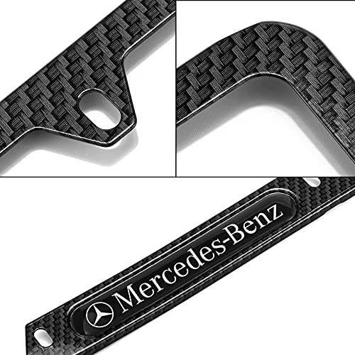 Carbon Fiber License Plate Frames for Mercedes Benz