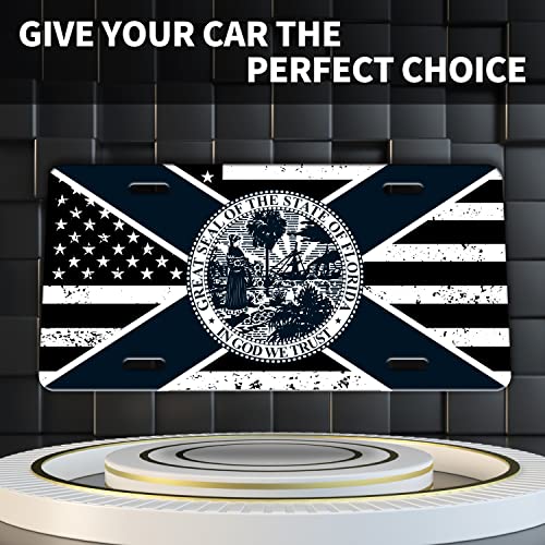 Florida and USA Flag License Plate Cover for Cars