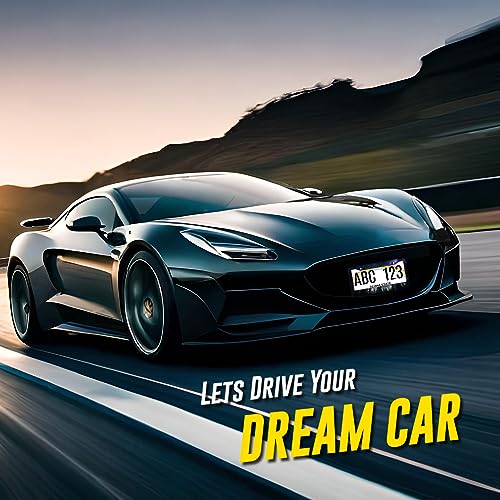 Galaxy Forest License Plate Frame - Stainless Steel