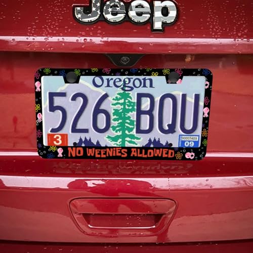 Jellyfish License Plate Frame for Standard US/Canada Plates