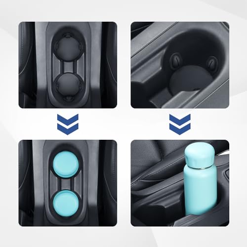 Silicone Car Coasters to Secure Water Bottles (3PCS)