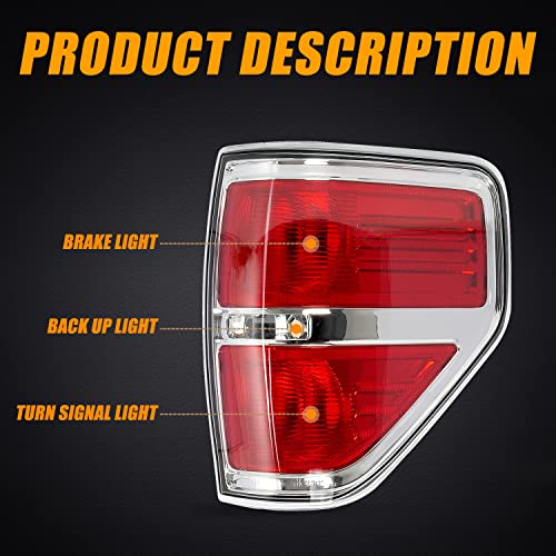RANSOTO F150 Right Tail Light - Ford F-150 2009-2014