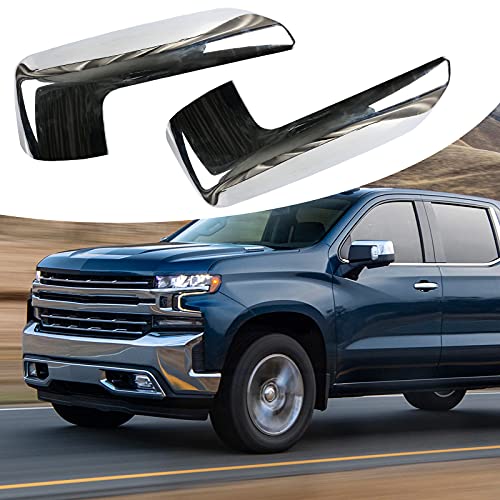 Chrome Mirror Cap Cover Trim for Chevy Silverado/Sierra