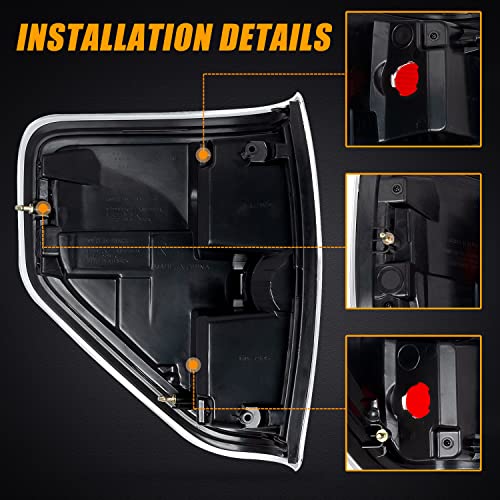 RANSOTO F150 Right Tail Light - Ford F-150 2009-2014