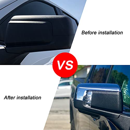 Chrome Mirror Cap Cover Trim for Chevy Silverado/Sierra