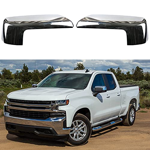 Chrome Mirror Cap Cover Trim for Chevy Silverado/Sierra