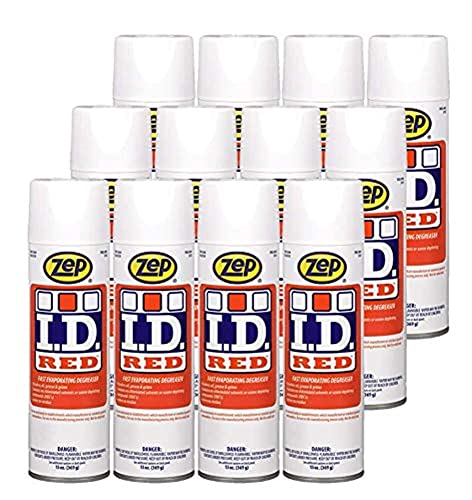 Zep I.D. Red Solvent Degreaser 9601 Aerosol Case