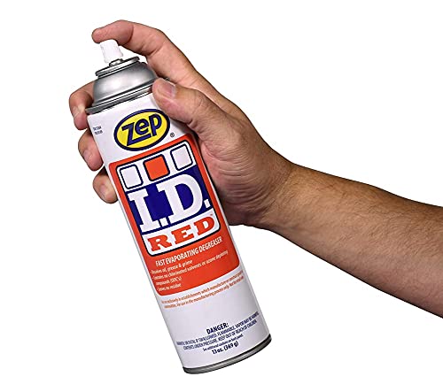 Zep I.D. Red Solvent Degreaser 9601 Aerosol Case